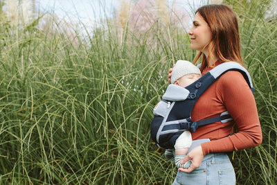 Ergobaby Babytrage für Neugeborene ab Geburt, Baby Tragesystem Adapt Cool Air Mesh, Babytragetasche