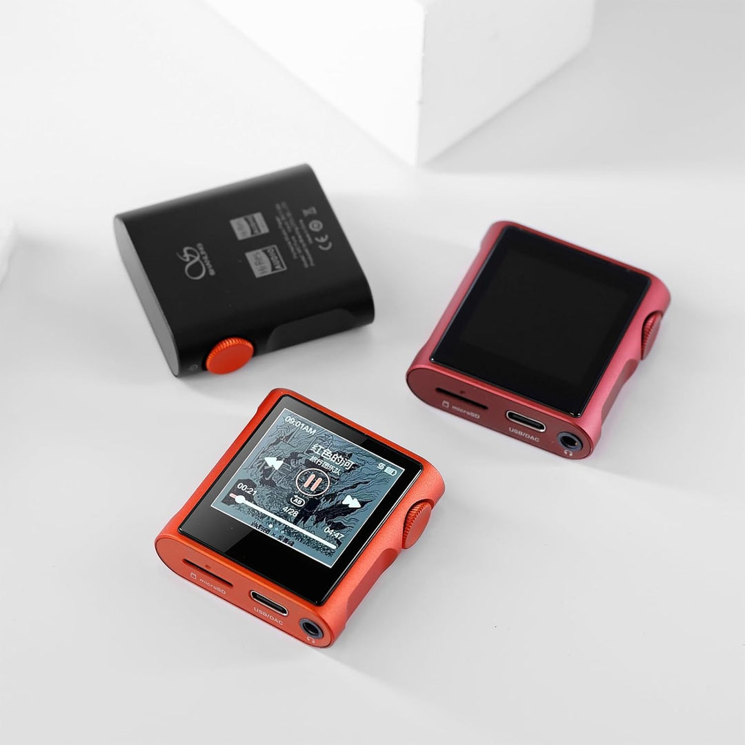 SHANLING M0 Pura Mini Tragbarer Hi-Fi-Musikplayer,1.54 inch Touchscreen,Bluetooth 5.0,DAC CS43131,3,