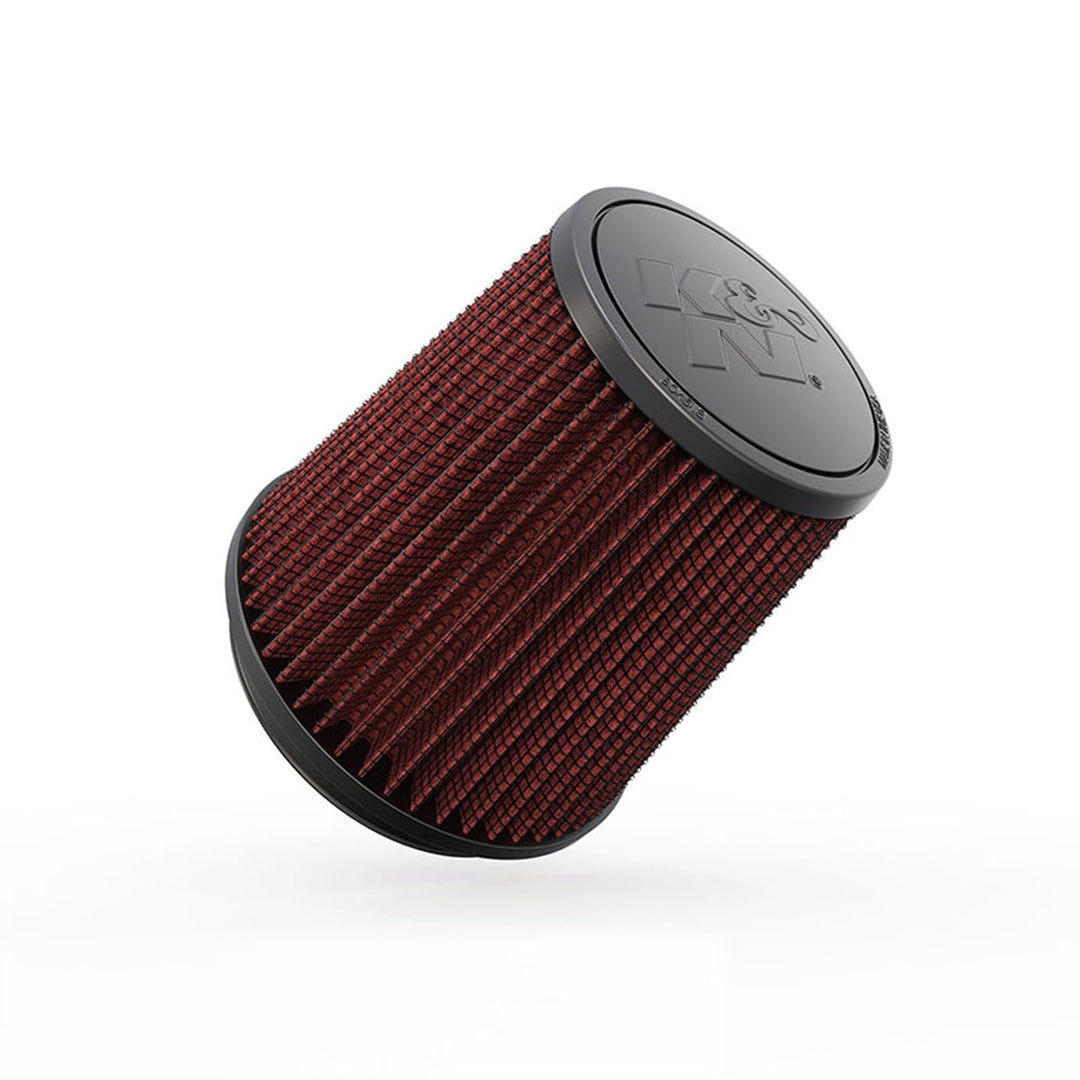 K&N RU-4740 KFZ und Motorrad Gummi Universalluftfilter Rot