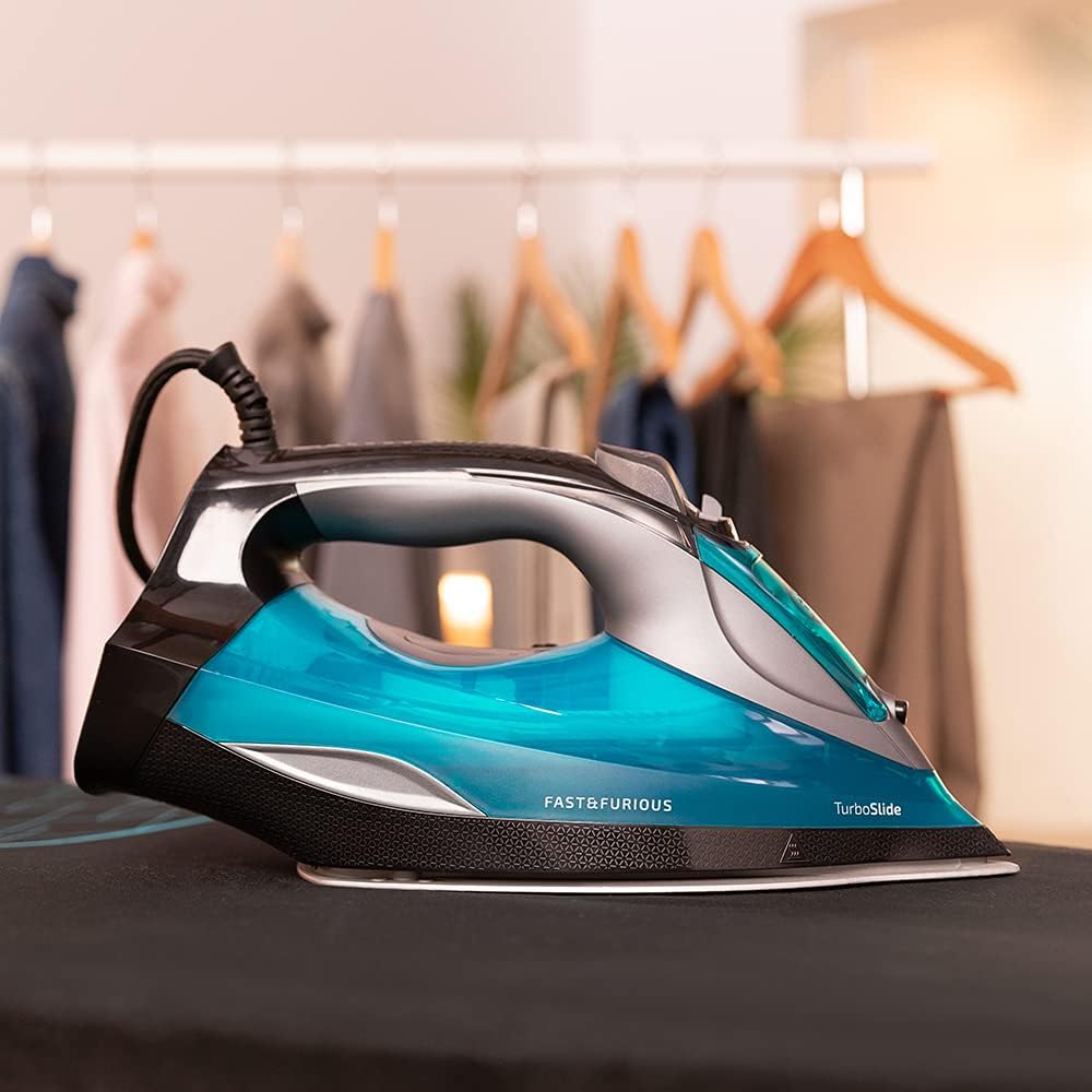 Cecotec 3100 W ultra-leistungsstarkes Dampfbügeleisen Fast&Furious 5055 Pro. Hochfester Keramiksohle