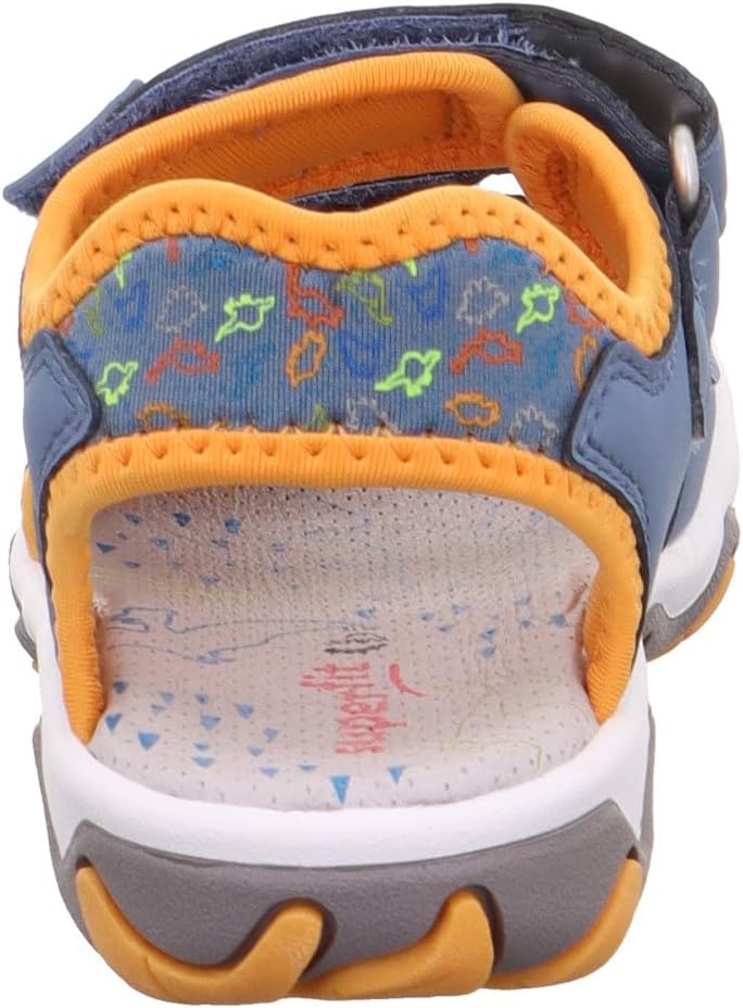 Superfit Jungen Mike 3.0 Sandale 25 EU Blau Orange 8010, 25 EU Blau Orange 8010