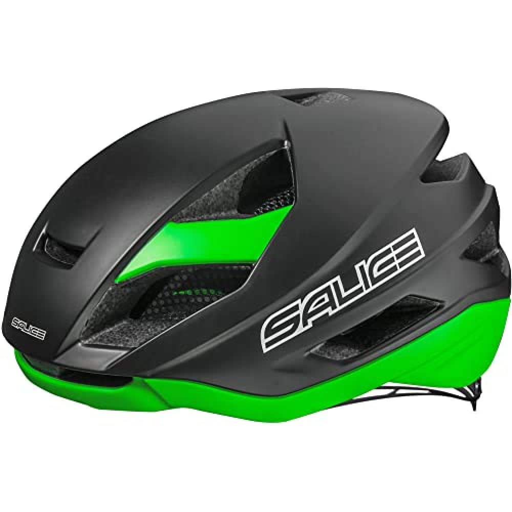 Salice Helm Bike TG. 52-58 Anthrazit Rot Black-Green 56-62, Black-Green 56-62