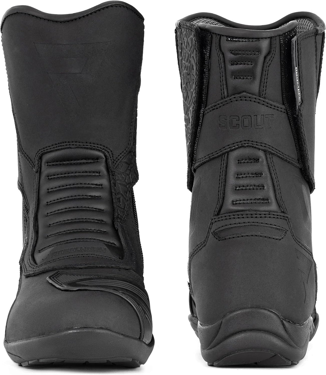 REBELHORN Scout Motorradstiefel Hipora Membran Knöchel- und Fersenschutz Antibakterieller Einsatz Re