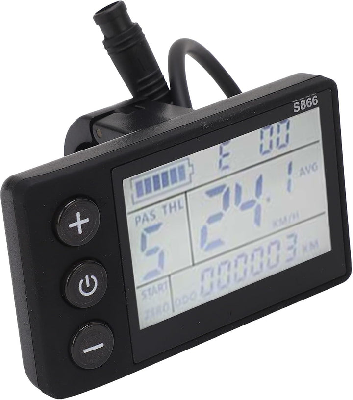 Elektrisches Fahrrad-LCD-Display, Wasserdicht, 6P-Anschluss, LCD-Panel-Teile, for Mountainbike-Umbau