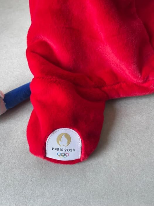 Doudou et Compagnie JO2433 Maskottchen Olympische und Paralympische Spiele – Mascotte MÜTZE, rot, on