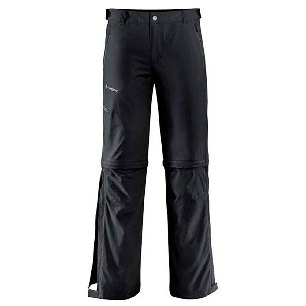 VAUDE Herren Hose Men's Farley Stretch T-zip Pants Ii Schwarz 46-Long, Schwarz 46-Long