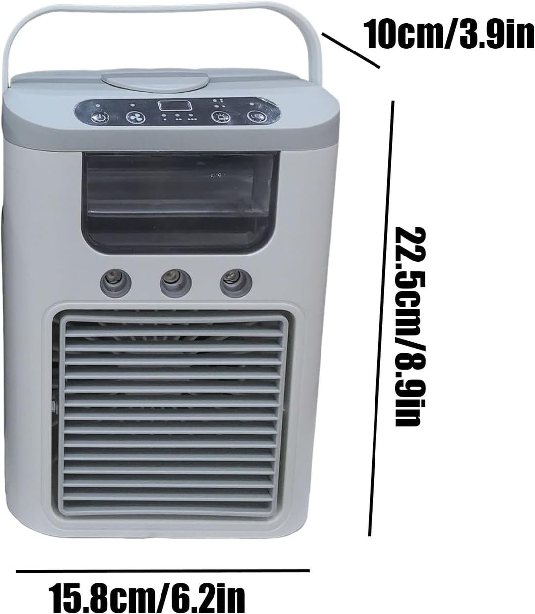 Ventilator Mit Luftkühlung,Tragbarer Luftkühl Ventilator Mit Nebelsprühfunktion | Tisch Luftbefeucht