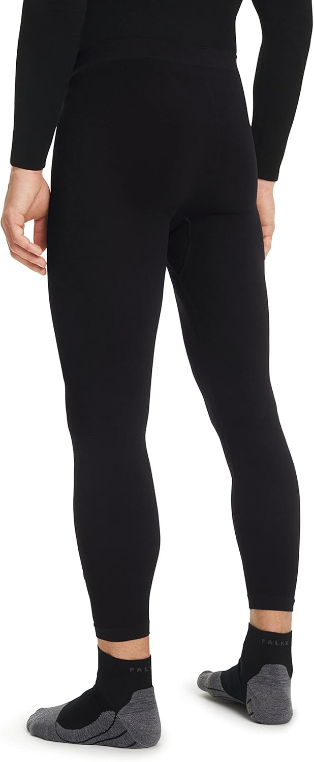 FALKE Herren Baselayer-Hose Maximum Warm Long M Ti Funktionsmaterial Schnelltrocknend 1 Stück S Schw