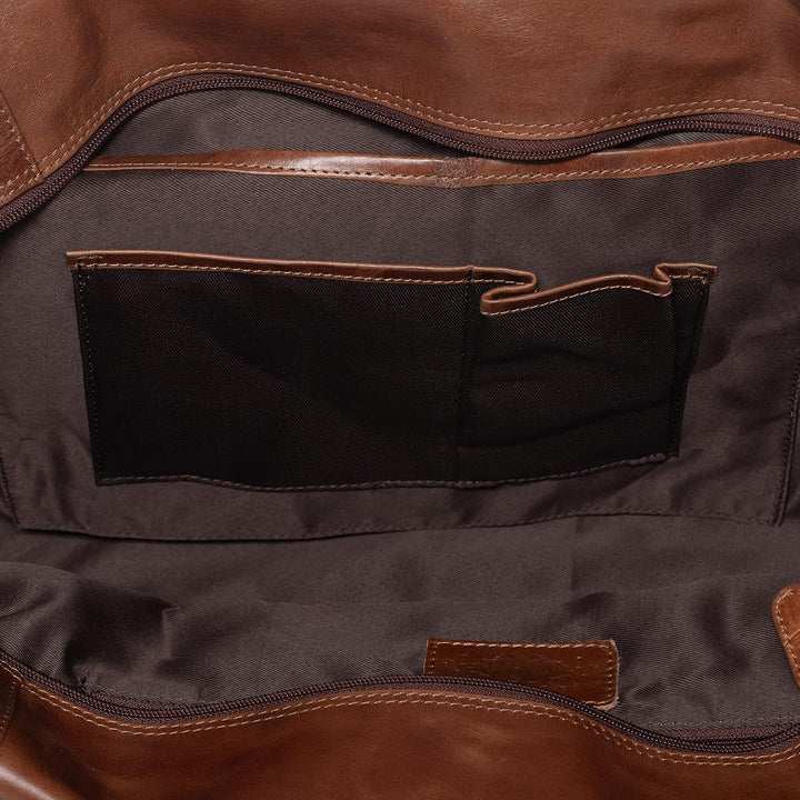 SID & VAIN grosse XL Reisetasche echt Leder - Sporttasche gross Bristol XL - Weekender Handgepäck mi