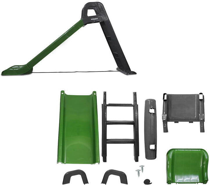 JAMARA 460354 - Fendt Rutsche - aus robustem Kunststoff, Rutschauslauf für sanfte Landungen, breite