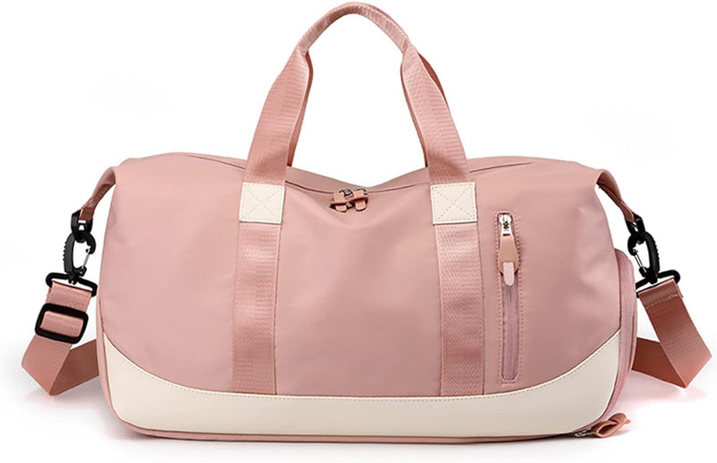 FANDARE Damen Reisetaschen Duffle Bag Nylon Sporttasche Faltbare Sporttasche Weekender Übernachtung