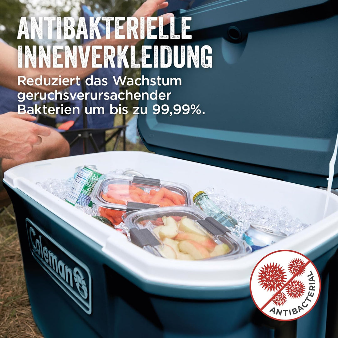 Coleman Xtreme Kühlbox, grosse Thermobox mit Fassungsvermögen, hochwertige PU-Vollschaumkernisolieru
