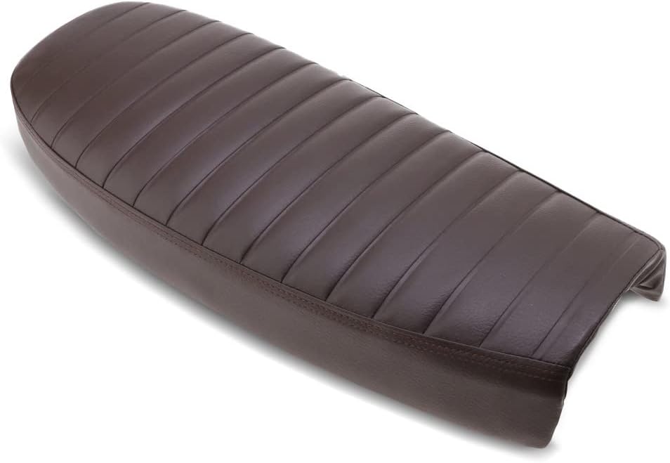 Sitzbank kompatibel für Cafe-Racer + Scrambler Umbau Craftride SL5 Flat dunkel braun