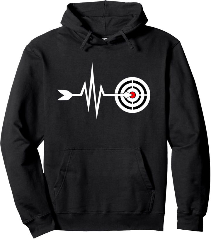 Mein Herz schlägt für Bogenschiessen - Bogensport Pullover Hoodie