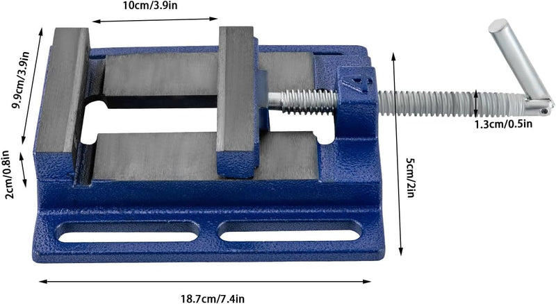 Schraubstock für Bohrmaschine,Maschinenschraubstock,Bohrmaschine Bohrschraubstock Standbohrmaschine