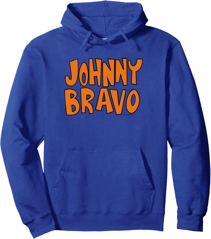 Johnny Bravo Logo Pullover Hoodie