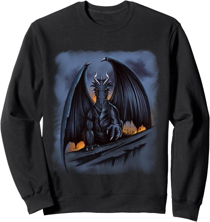 Dark Fantasy Drachen Geschenk Drachen Sweatshirt