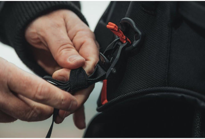 PRO Rearbag Tail Bag 1680D Ballistic Nylon. Black/Anthracite. 22-34 l.