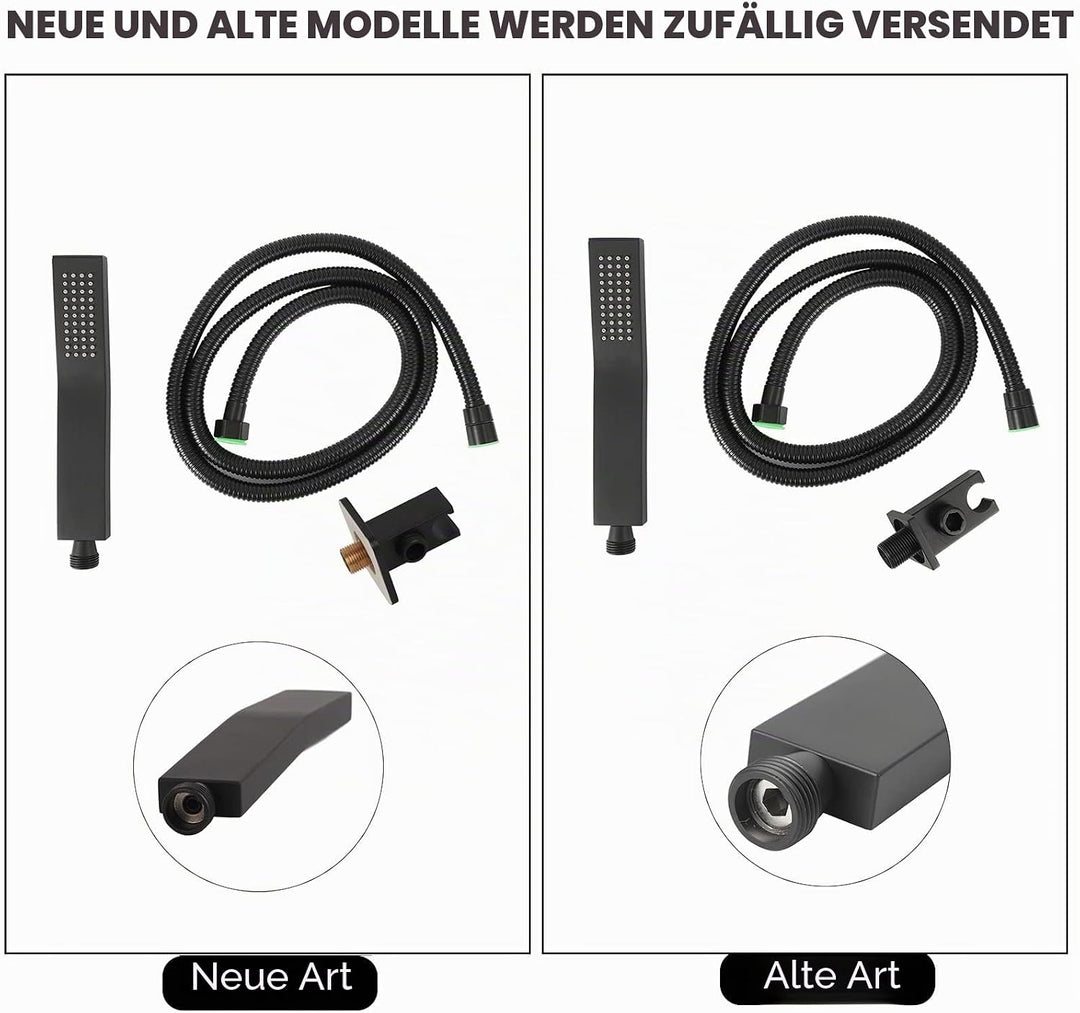 G1/2-Zoll Handbrausekopf, Handbrausen Badaccessoires mit Unter Druck stehendem Duschkopf Brausekopfs