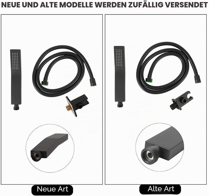 G1/2-Zoll Handbrausekopf, Handbrausen Badaccessoires mit Unter Druck stehendem Duschkopf Brausekopfs