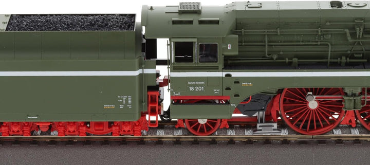 Roco 7110006 H0 Schnellfahr-Dampflok 18 201 mit Kohlefeuerung der DR