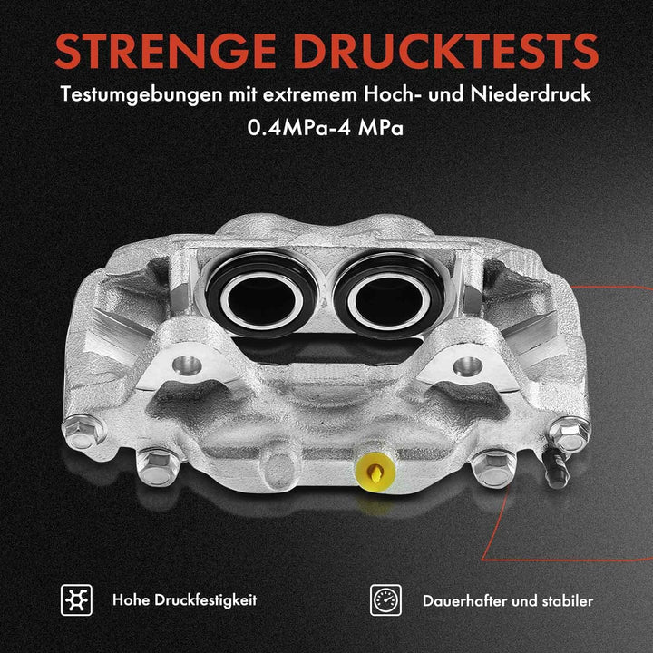 Frankberg 2x Bremssattel Bremszange Vorderachse Kompatibel mit Hilux VII Pick-up KUN TGN LAN GGN TGN