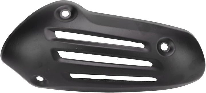 Auspuff Hitzeschild Edelstahlschutz Ersatzschutz für Sprint 150 Primavera 125 (Schwarz), Schwarz