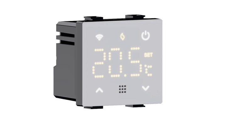 TUYA WLAN-Thermostat, programmierbares Modul, 2P, 240 V, Touch-Display mit Hintergrundbeleuchtung, w