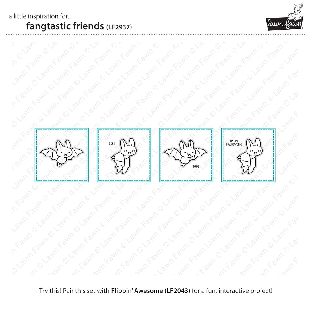 Lawn Fawn, Clear Stamp, fangtastic Friends