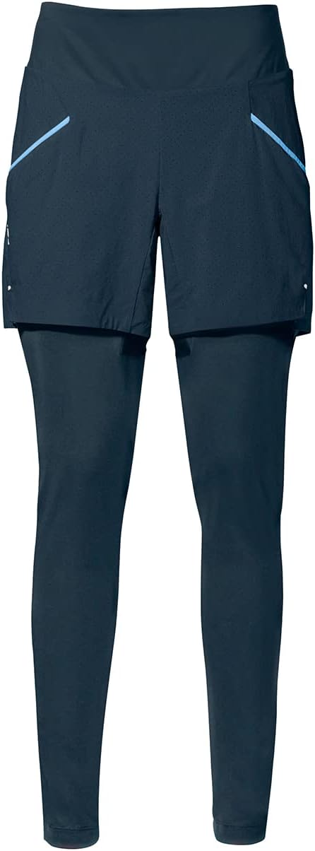 VAUDE Damen Hose Women's Crana Zo Pants 42 Dark Sea, 42 Dark Sea