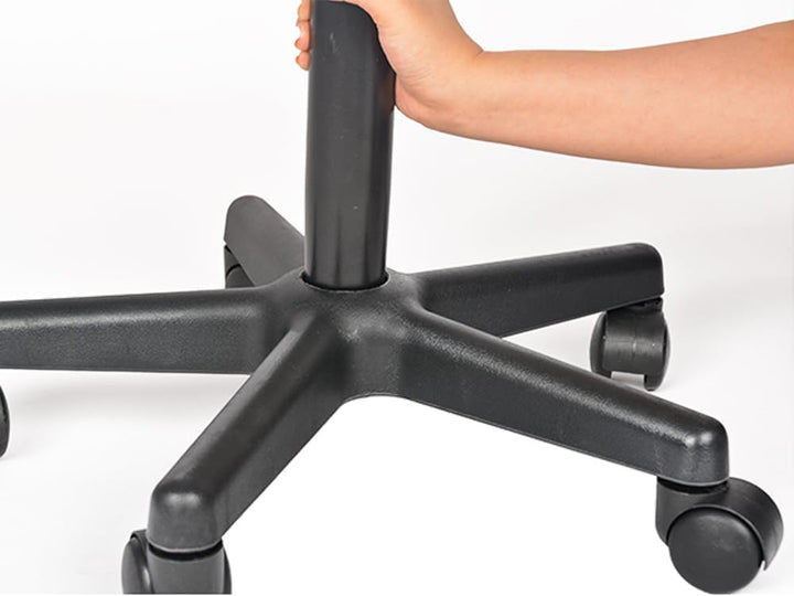 Mingone Sattelstuhl mit Rollen Rollhocker Höhenverstellbar Sattelhocker Bürohocker Ergonomisch Kosme