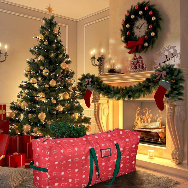 Jangostor Weihnachtsbaum Aufbewahrungstasche - Weihnachtsbaumtasche für Xmas Bäume bis zu 270 cm mit