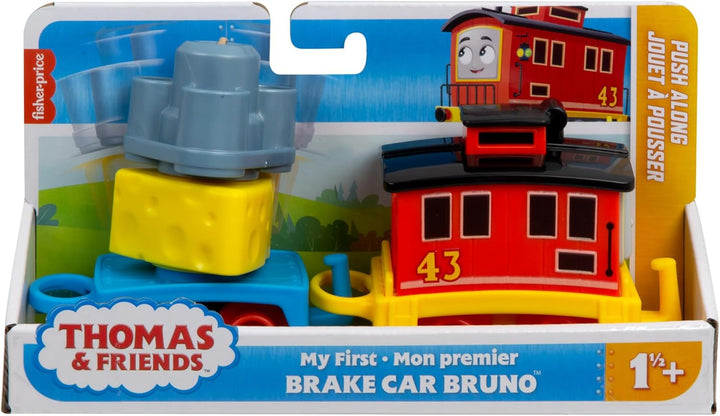 Thomas & Friends Thomas & Seine Freunde Spielzeug für Kleinkinder My First Bremswaggon Bruno Lokomot