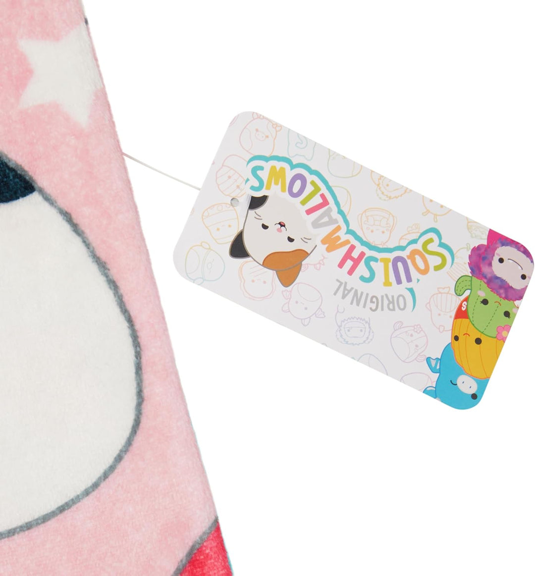 Squishmallows Übergrosse tragbare Decke mit Kapuze 4-6 Jahre, 4-6 Jahre