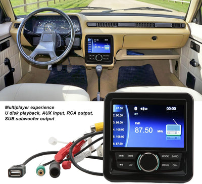 Bluetooth Marine Receiver Stereo, Kompatibel für OS, Android, Windows und Verschiedene APP Wiedergab