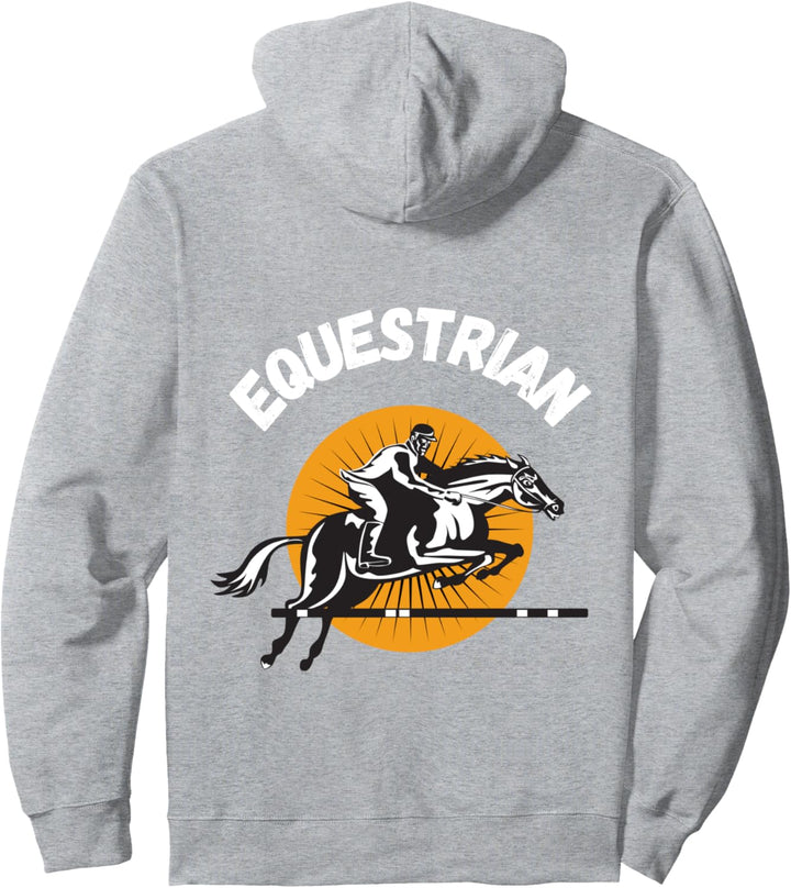 Equestrian Reitsport für Reiter und Reiterin Mädchen Pferde Pullover Hoodie