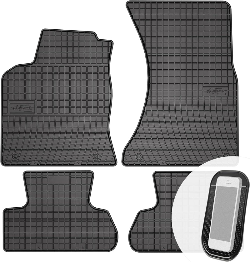 Gummimatten Auto Fussmatten Gummi Automatten Passgenau 4-teilig Set - passend für Audi Q5 2009-2017