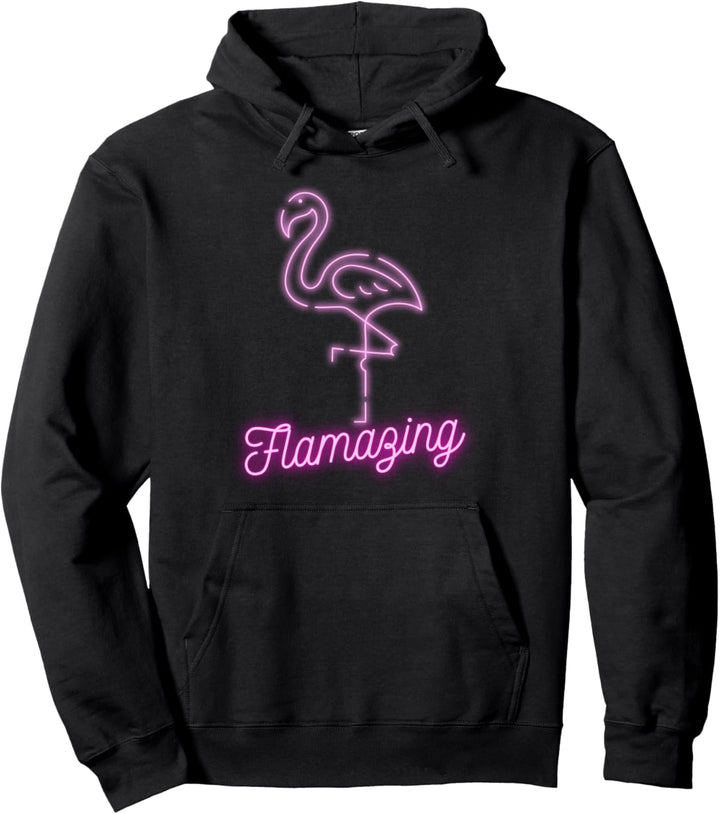 Flamazing Lustiges Pinker Flamingo Geschenk I'm Flamazing Pullover Hoodie