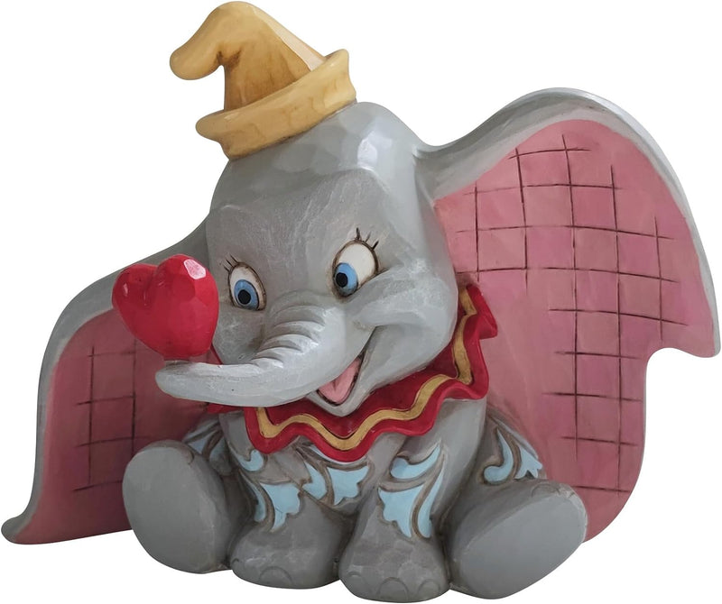 Enesco Disney Traditions Dumbo mit Herz, 12,1 cm hoch