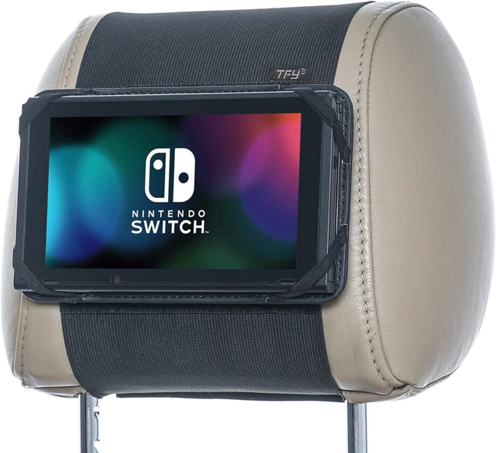 TFY Kfz-Kopfstützenhalterung, Fahrzeug-Halterung, kompatibel mit Nintendo Switch | Kratzfestes Desig