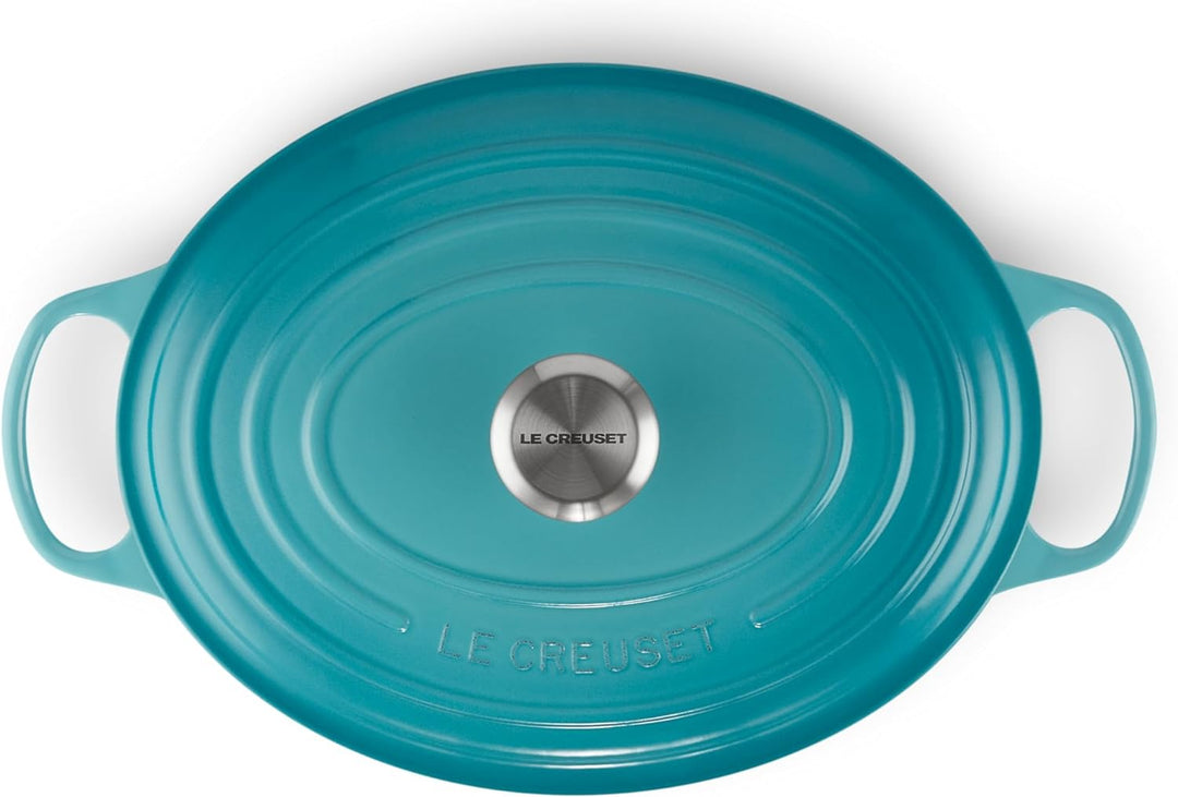 Le Creuset Signature Gusseisen-Bräter mit Deckel, Ø 31 cm, Oval, Für alle Herdarten und Induktion ge