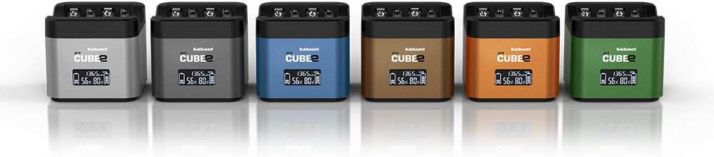 Hähnel ProCube 2 Doppel-Ladegerät für Nikon EN-EL14 (EN-EL14a) / EN-EL15 / EN-EL25, für Nikon