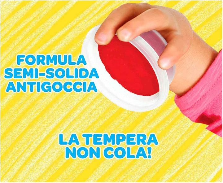 Crayola- Mini Kids, Mal- und Übermalmatte, Maxi-Unterlage zum Malen mit abwaschbaren Tempera, ab 36