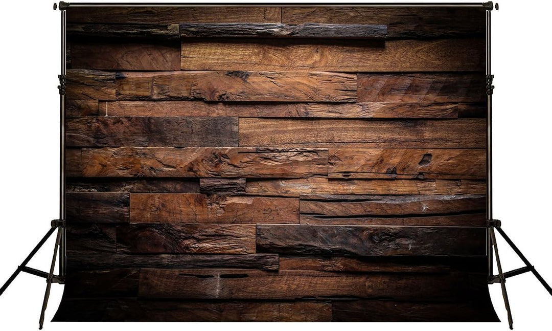 Kate 3x2m Fotografie Hintergrund Holzbrett Holz Holzboden Fotohintergründe Braun Retro Fotografie Hi