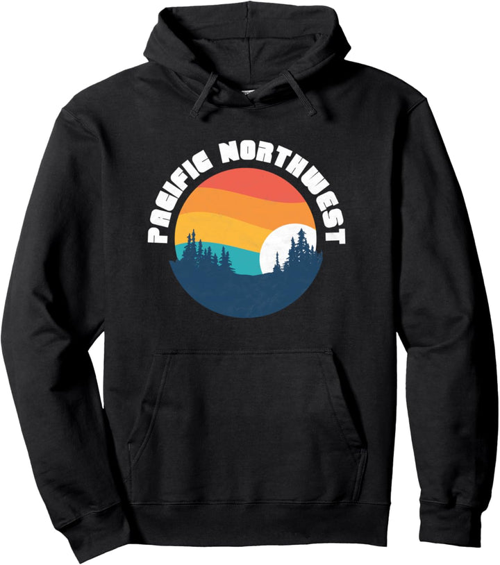 Retro Pacific Northwest Vintage 80s Seal Pullover Hoodie