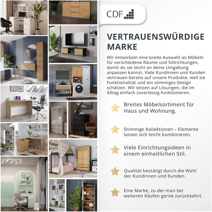 CDF Schuhschrank mit Sitzbank Sitzkissen Flurbank Schuhkommode Garderobenbank mit Kipptür 6 Fächer F