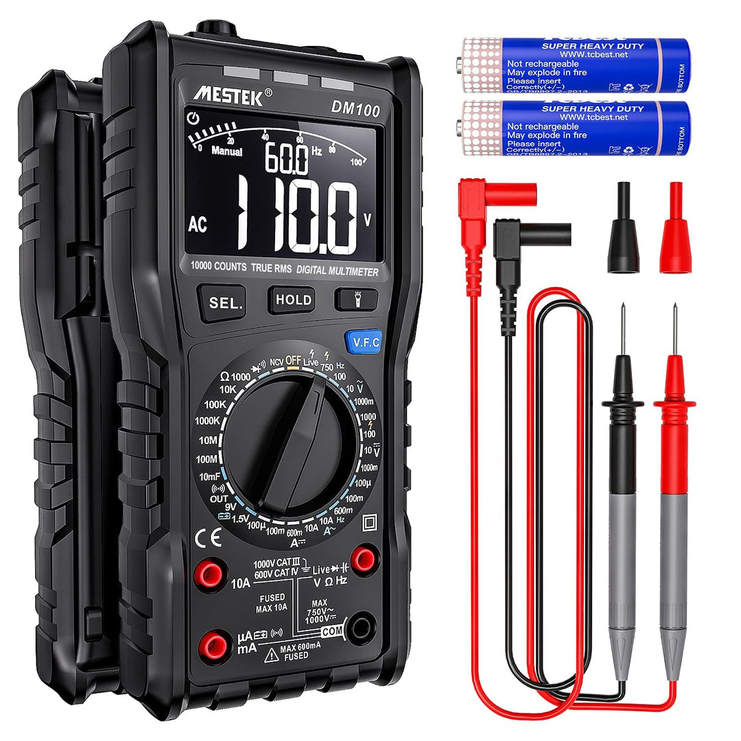 Digital Multimeter Spannungsprüfer AC DC Strommessgerät Stromzähler MESTEK Spannung Tester NCV VFC A