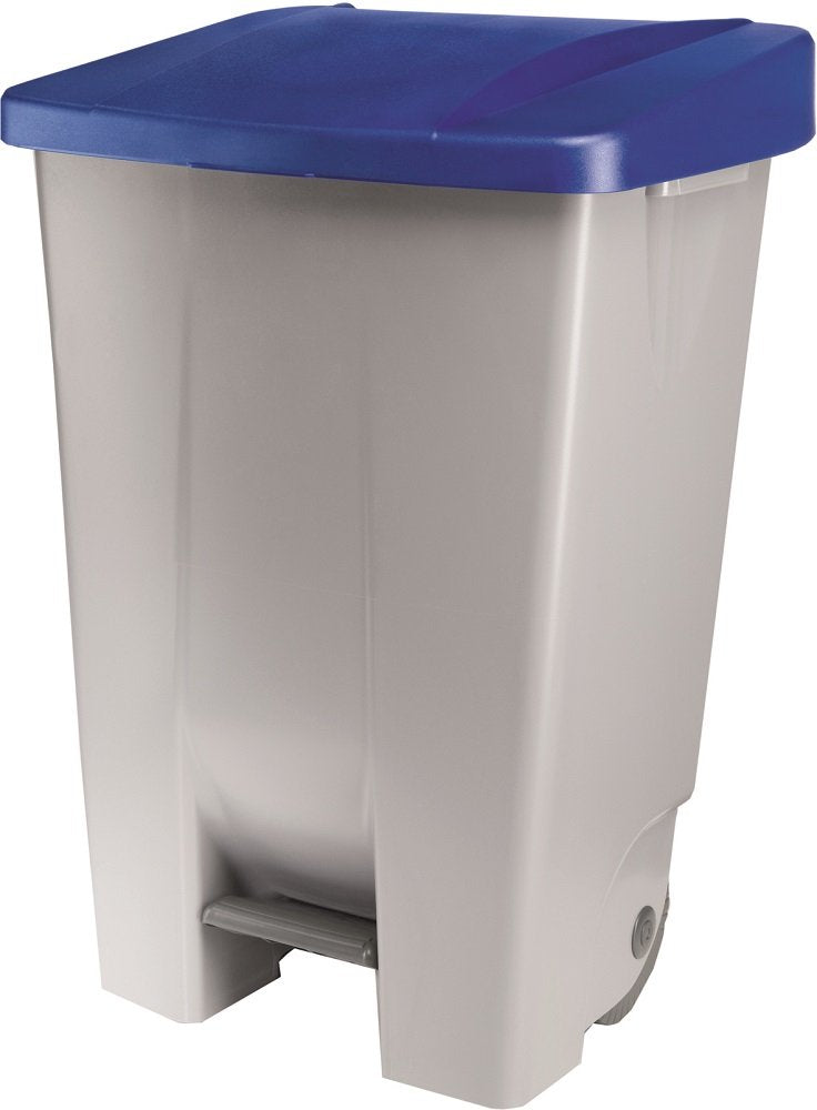 Tretabfallbehälter aus Polyethylen, XTRA PREISWERT, verschiedene Grössen und Deckelfarben wählbar (g