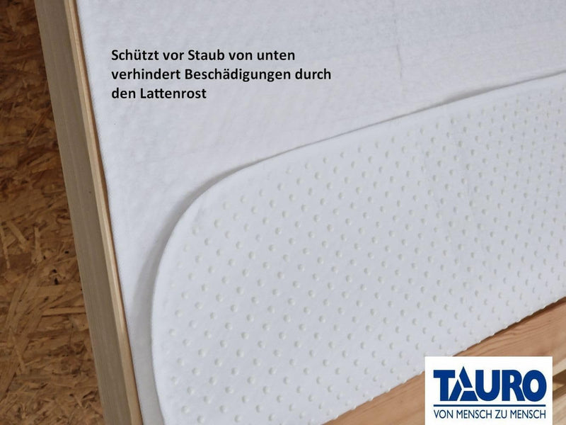 TAURO Noppen Matratzenschoner Textil 80 x 200 cm, (Einzelpack =1 Stück) 80 x 200 cm Einzelpack, 80 x