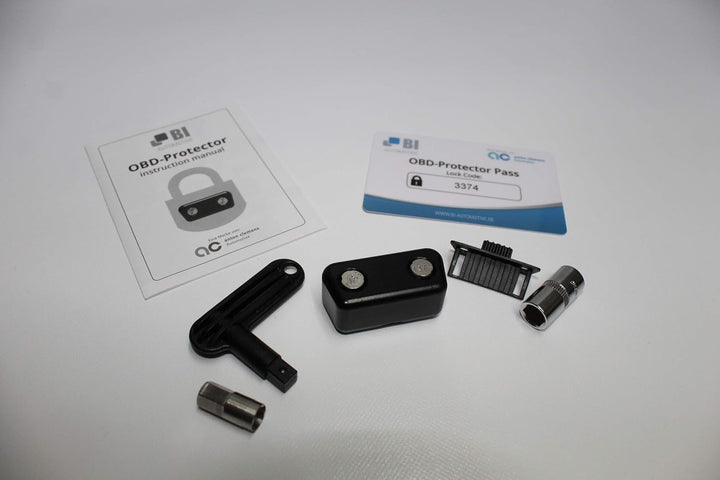 BI OBD Protector Diebstahlschutz Diebstahlsicherung Wegfahrsperre für OBD Buchse Abdeckung für OBD
